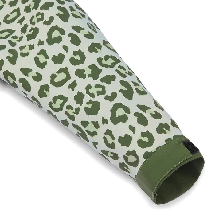 Poncho Impermeable Green Leopard