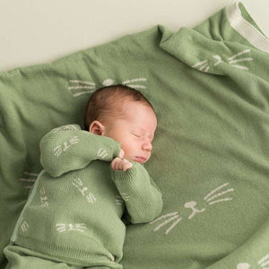 Set Recién Nacido Bigotes Verde