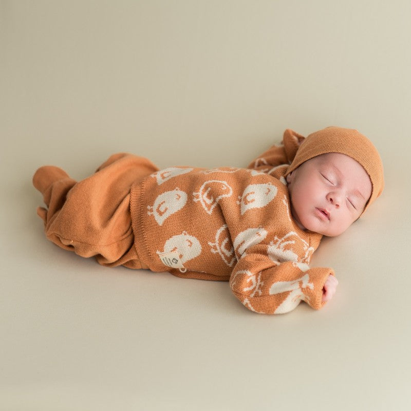 Set Recién Nacido Pájaros Teja