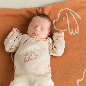 Set Recién Nacido Perros Crema