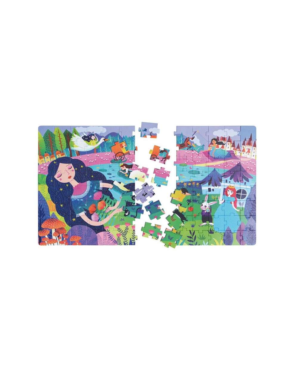 Puzzle de Cuentos y Princesas 104 Piezas