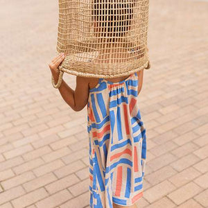 Vestido estampado parada