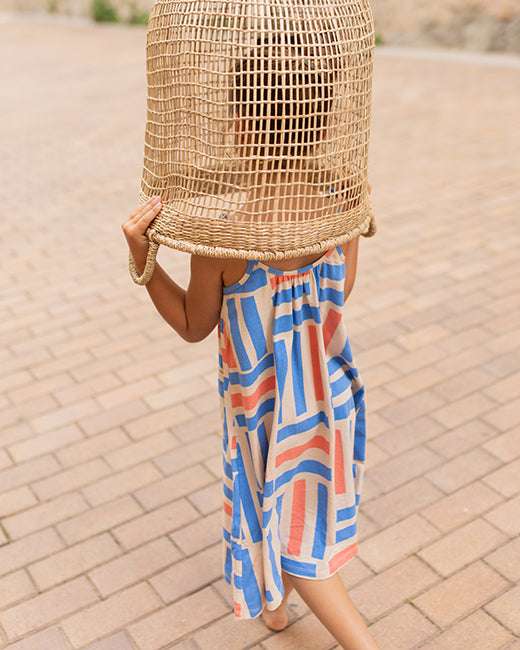 Vestido estampado parada