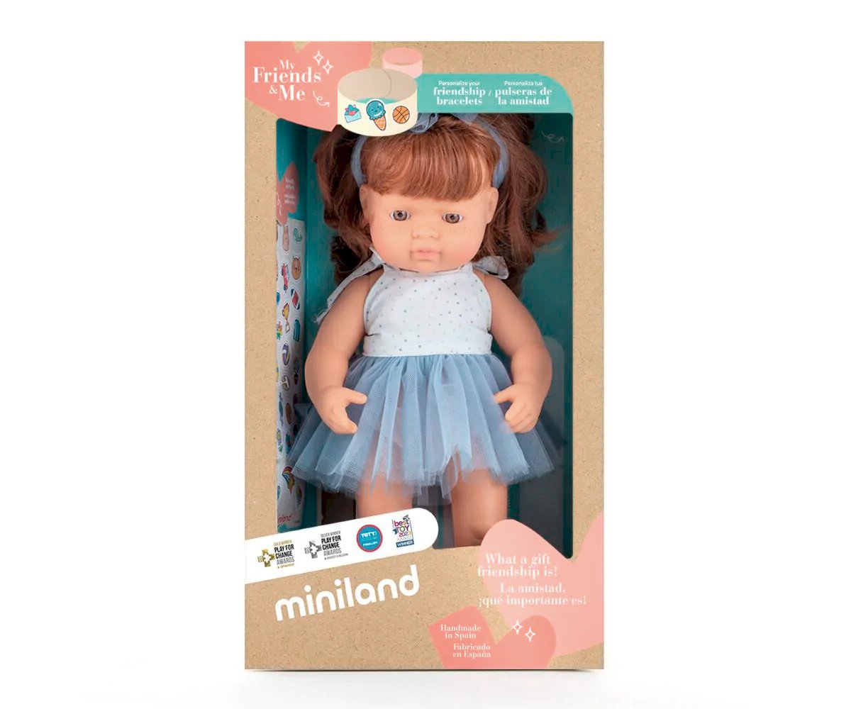 Muñeca pelirroja 38cm