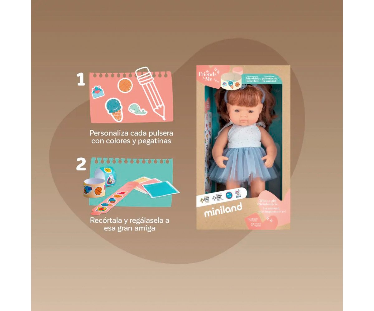 Muñeca pelirroja 38cm