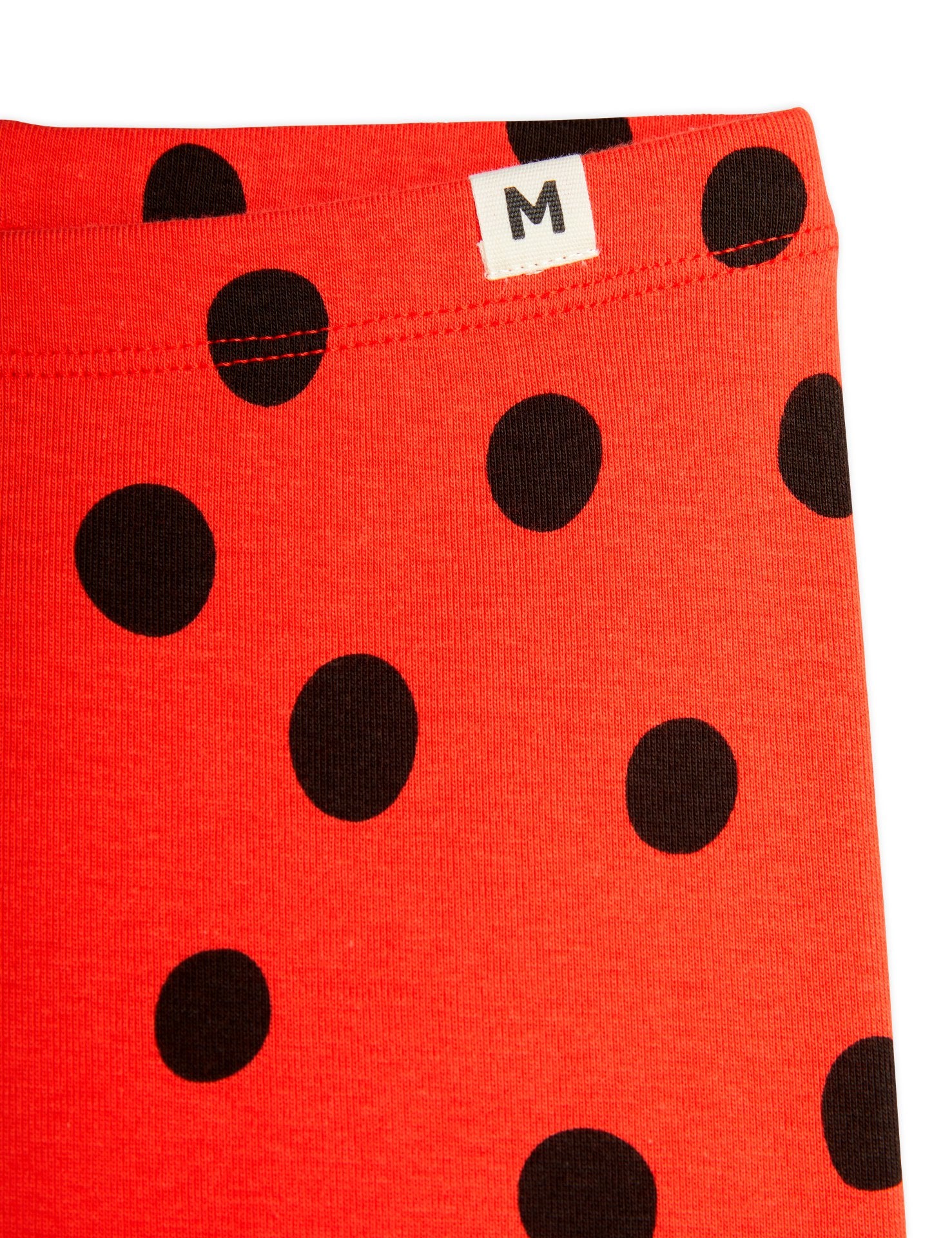 Leggings cortos rojos puntos mini rodini