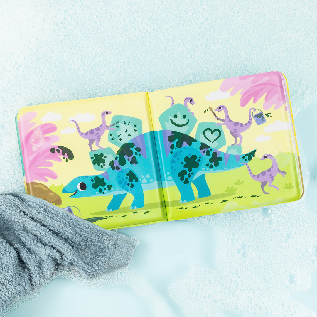 Libro de baño dinos