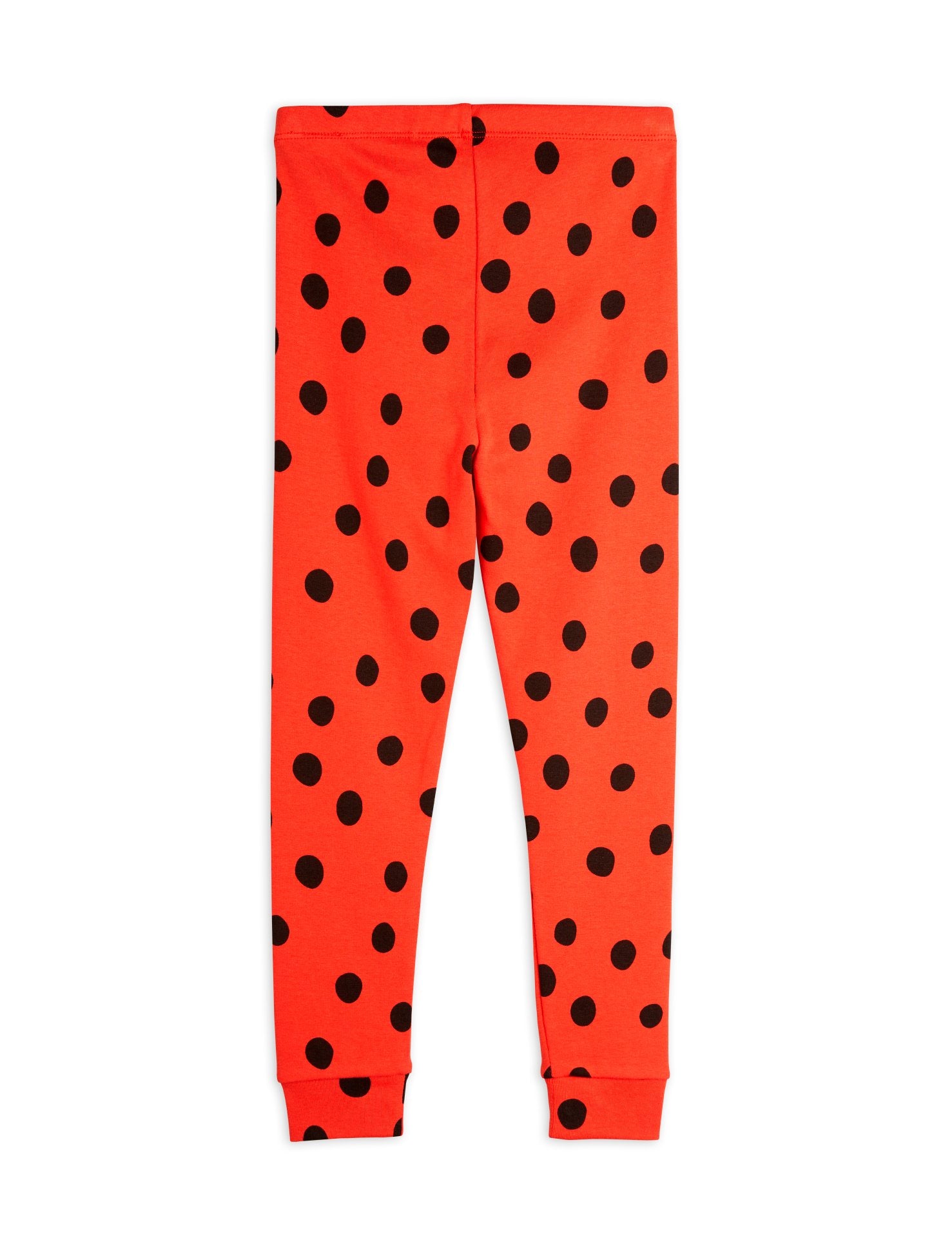 Leggings rojos puntos mini rodini