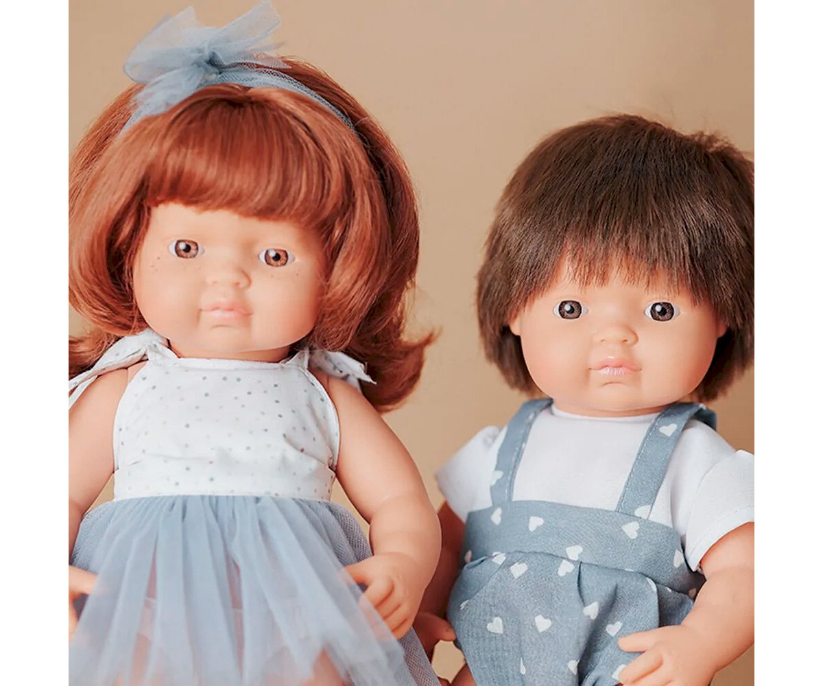 Muñeca pelirroja 38cm