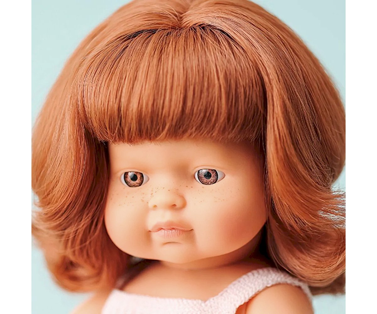 Muñeca pelirroja 38cm