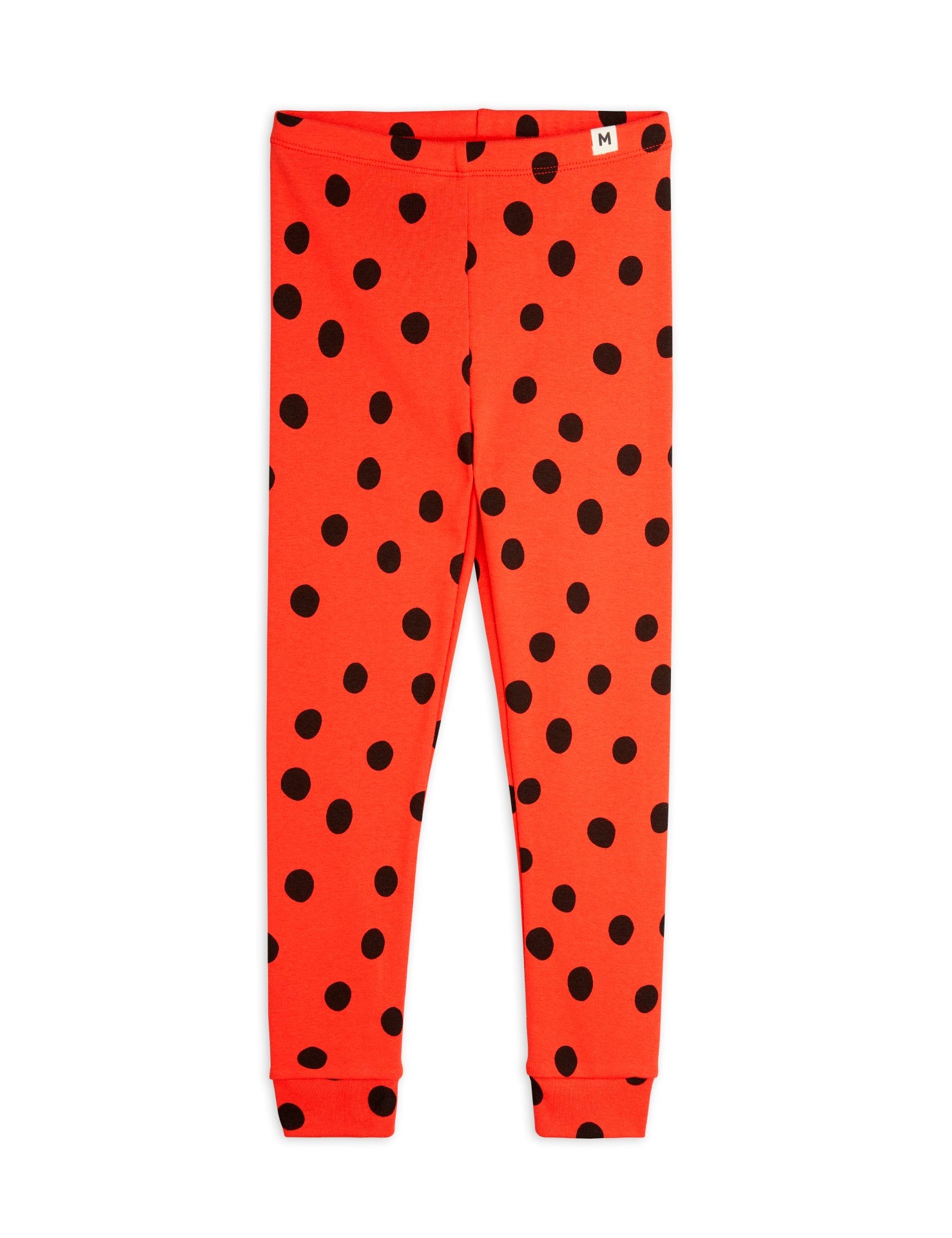 Leggings rojos puntos mini rodini