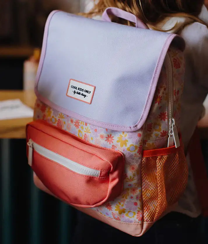 Mochila infantil Retro Flowers