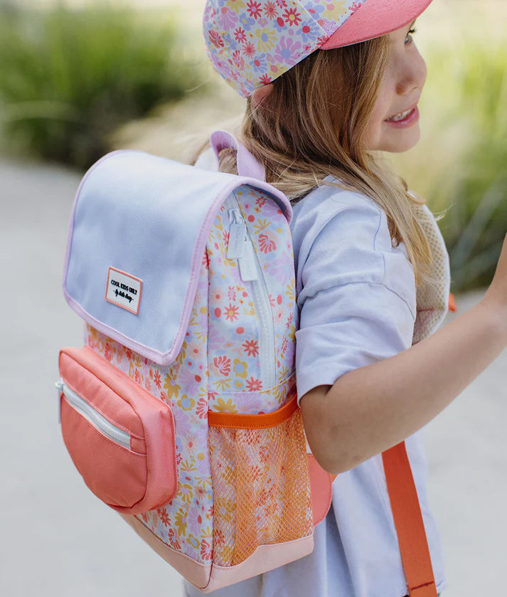 Mochila infantil Retro Flowers