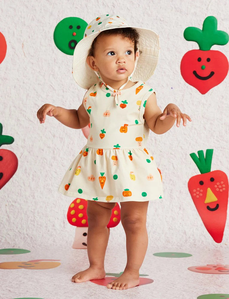 Vestido Body mini verduritas