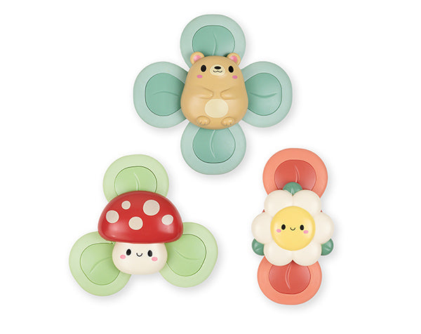 Spinners sensoriales bebé bosque - set de 3