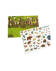 Pegatinas Reutilizables Animales