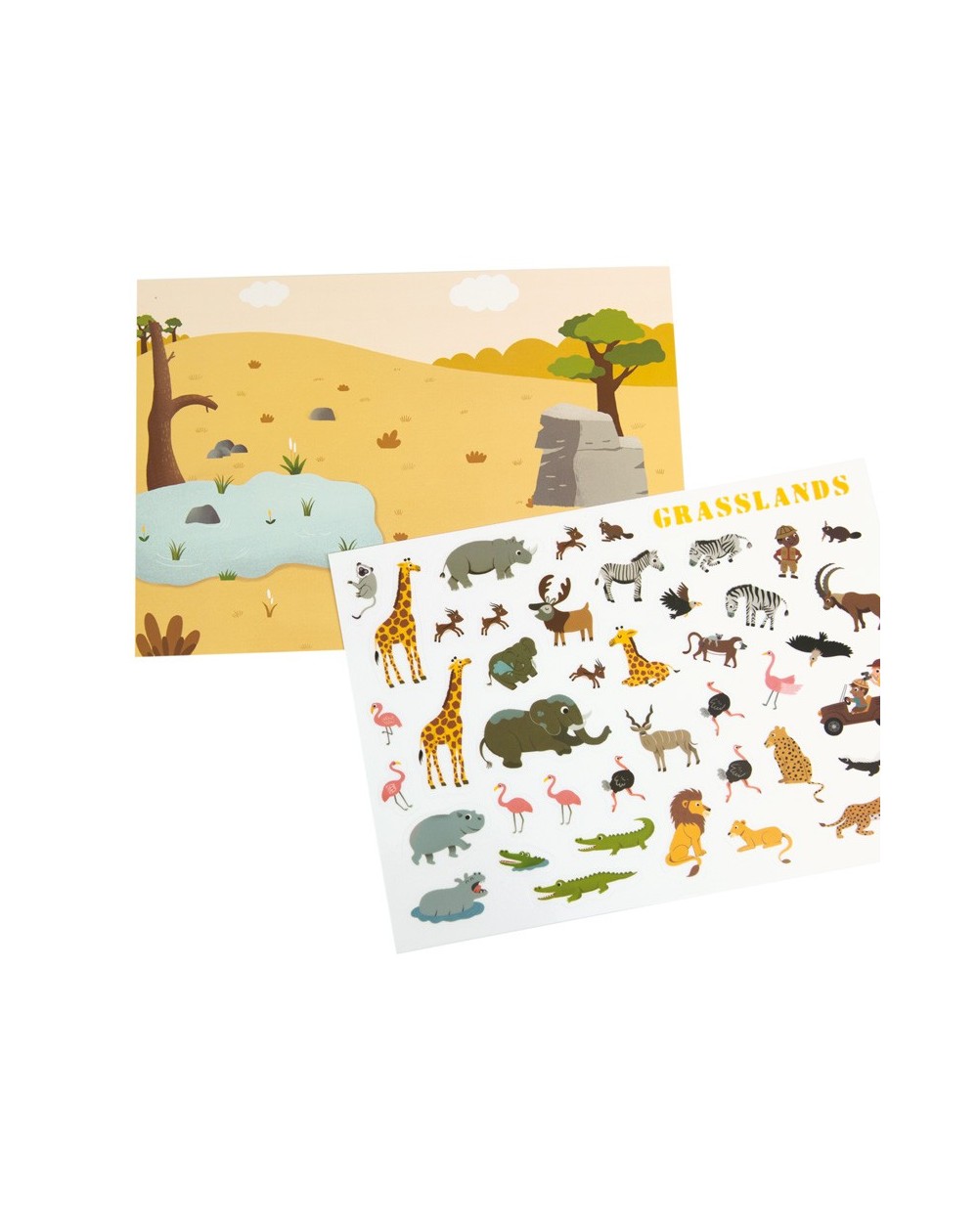 Pegatinas Reutilizables Animales