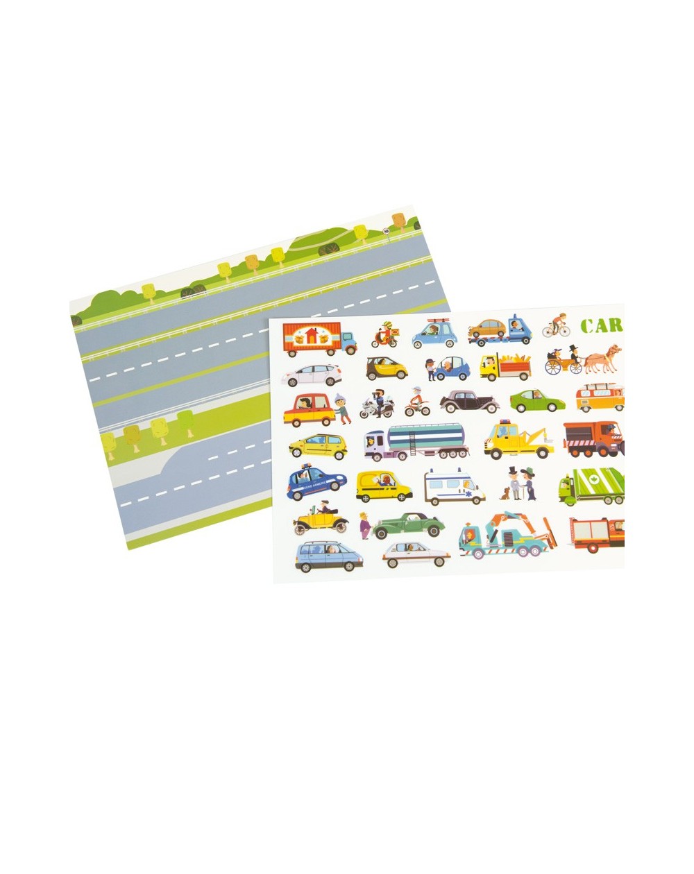 Pegatinas Reutilizables Vehículos Transporte