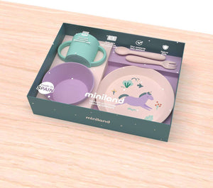 Vajilla infantil unicornio