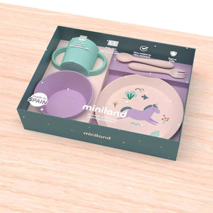 Vajilla infantil unicornio