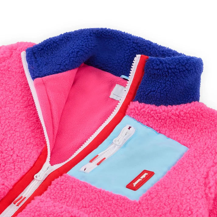 Chaqueta Polar Fucsia