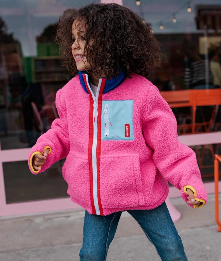 Chaqueta Polar Fucsia