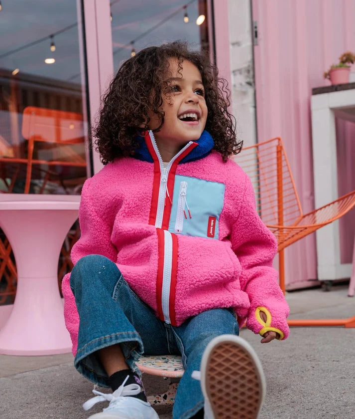 Chaqueta Polar Fucsia