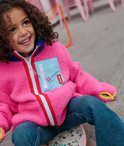 Chaqueta Polar Fucsia