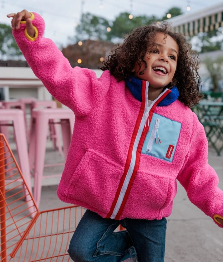 Chaqueta Polar Fucsia