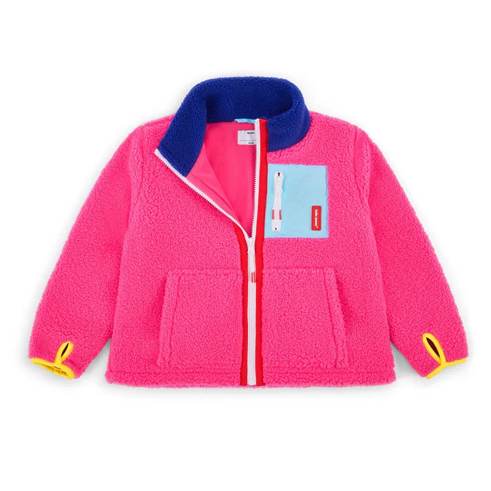 Chaqueta Polar Fucsia
