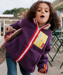 Chaqueta Polar Prune