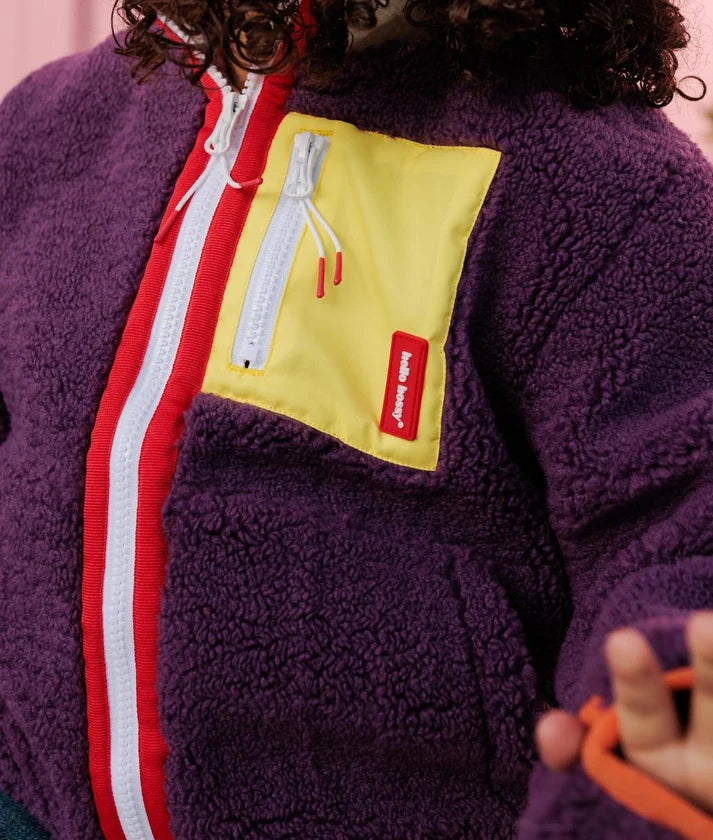 Chaqueta Polar Prune