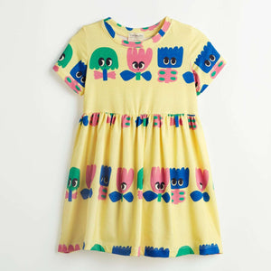 Vestido amarillo con Flores