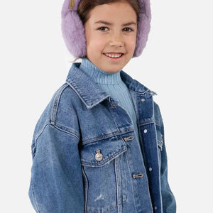 Orejeras peluditas lilas barts