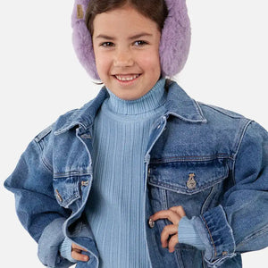 Orejeras peluditas lilas barts