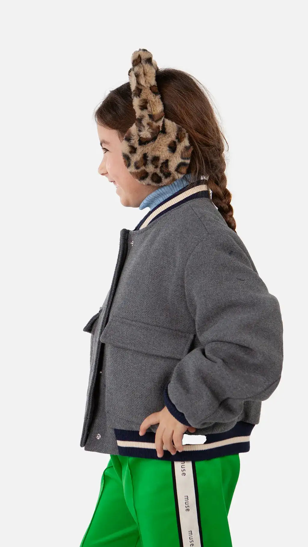 Orejeras peluditas leopardo barts