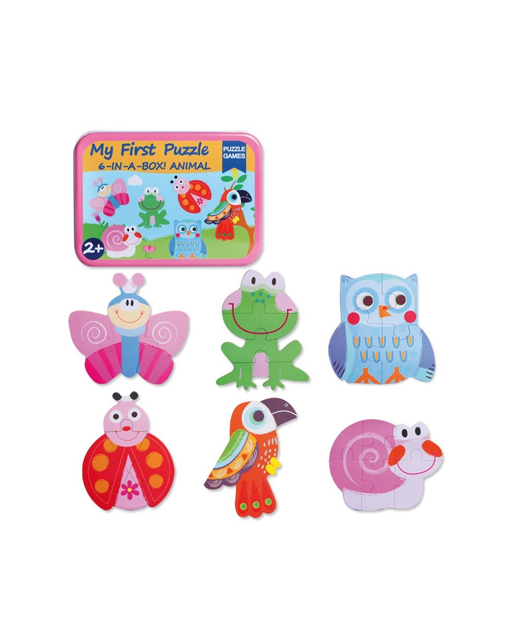 Mini puzzles progresivos de Animalitos - Andreu Toys