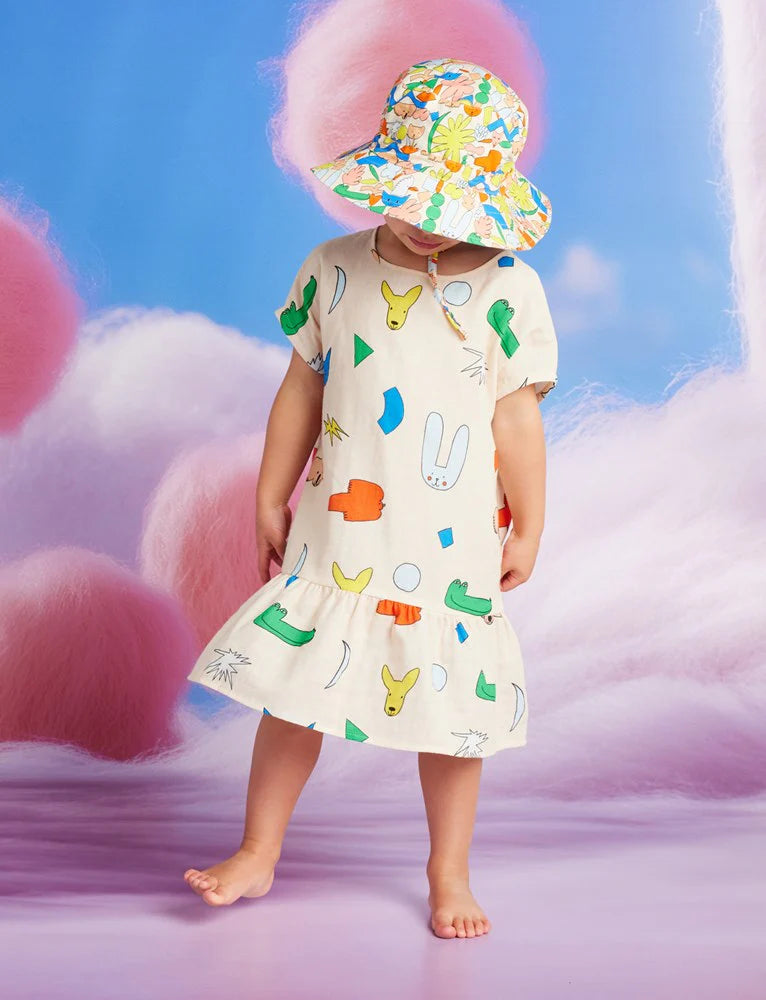 Vestido de muselina estampado Billabong