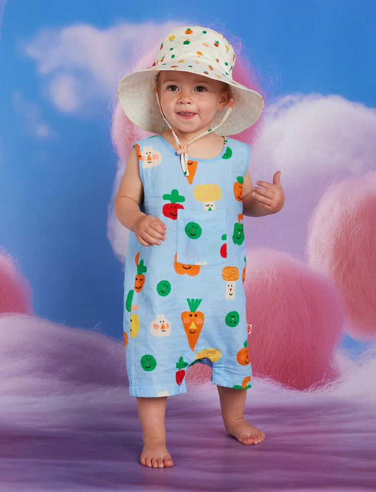 Pelele de muselina mini verduritas