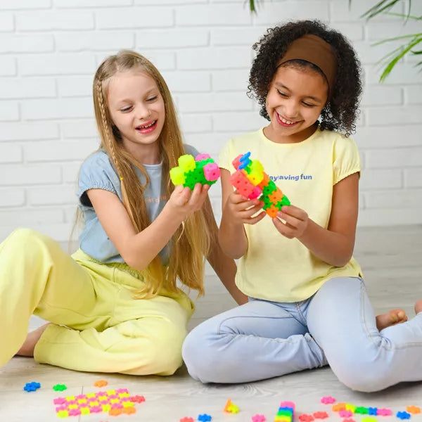 Bloques Meli - Basic Neon Travel Box 500 piezas